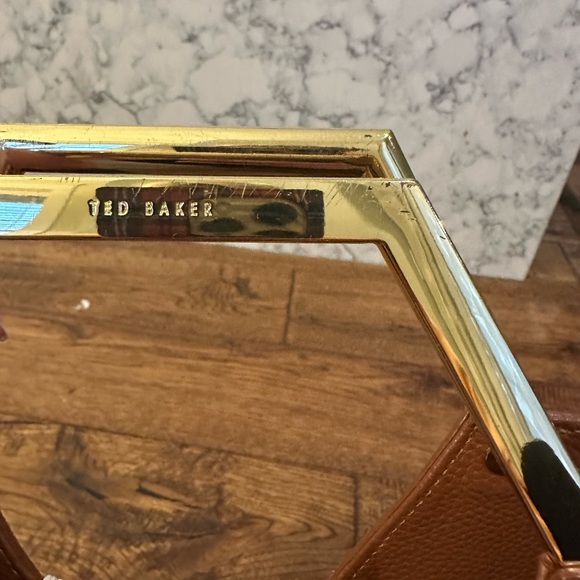 Ted Baker Leather And Suede Hexagon Handle Shopper Bag - Picture 9 of 17